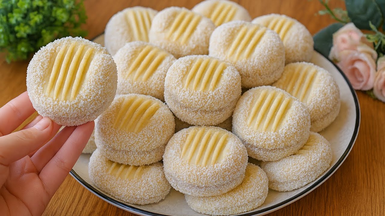 Печенье тает во рту! Невероятно вкусно, всего несколько ингредиентов!