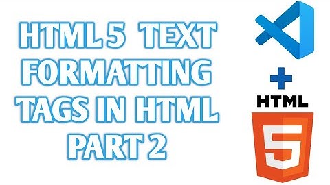 Html in visual studio code | Html SuperScript tag | Html SubScript Tag | Html br tag
