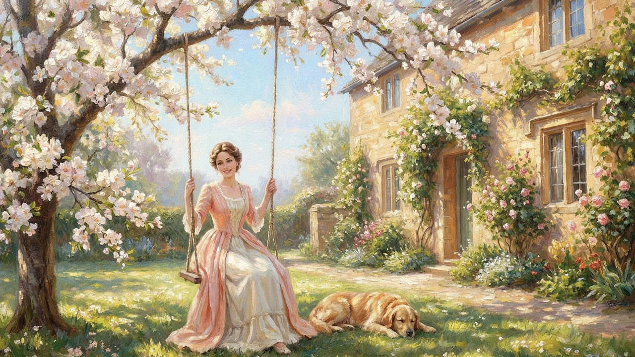 A Gentle Summer Morning in a Victorian Village | Relaxing Classical Music