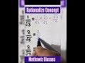 Rationalize the Terms 🎯 #mathstricks #concept #teachingexam #sscmts #kvsdsssb #shortsvideo