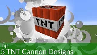5 Minecraft Tnt Cannon Design