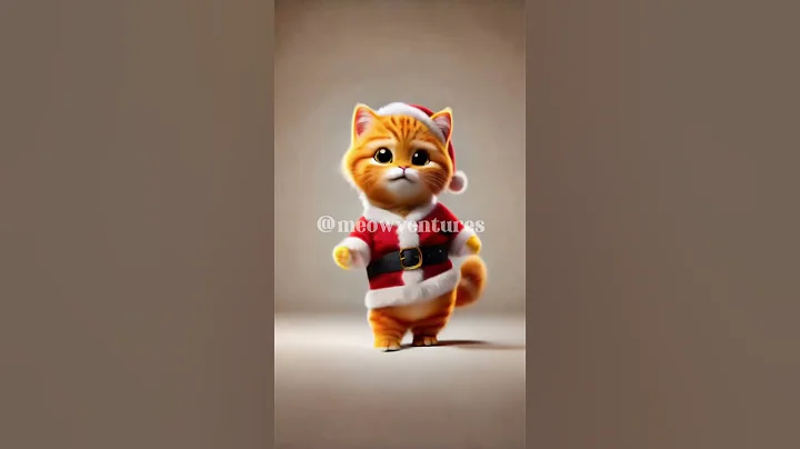 Watch the video about #xmas #kitten #dancecat #viralvideo #funnyvideo #catshorts #motocycledance