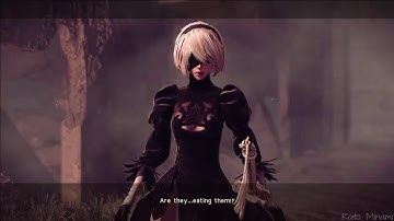 Nier:Automata - Ending L: [L]one wolf (Lエンディング)