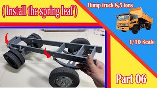 How to install leaf springs on truck chassis - Part 06 | NHT creation