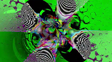 Abstract video synthesis loop 4K 60fps 90secs hwyl 084