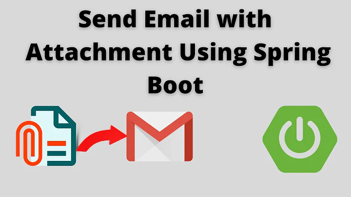 Send email with attachment using Spring Boot and Gmail SMTP