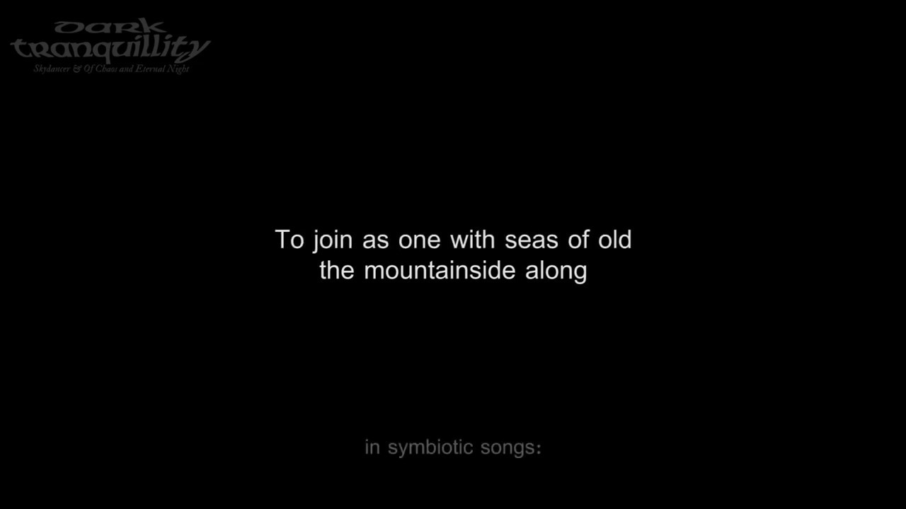 Dark Tranquillity - Nightfall by the Shore of Time [Lyrics in Video]