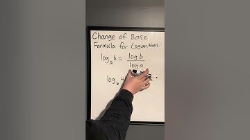The Change Of Base Formula For Logarithms