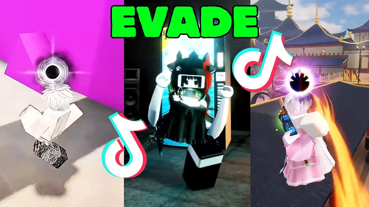 Roblox Evade INSANE Chase Moments 😱 | BEST TikTok Compilation