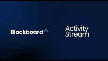 Activity Stream - Blackboard