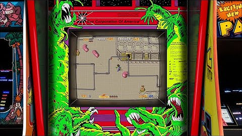 Alien Syndrome, Realistic Arcade Bezel using The Mega Bezel Shader