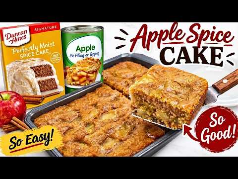 The Best Apple Spice Cake Recipe | So Easy & So Good