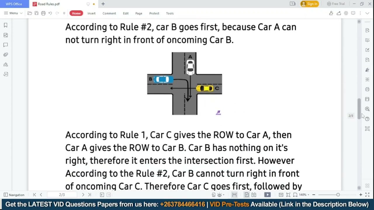 Understanding The 5 Zimbabwean Road Rules VID PROVISIONAL LESSON WITH Understanding The 5 Zimbabwean Road Rules VID PROVISIONAL LESSON WITH