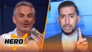 Nick Wright gives his early NBA MVP prediction, talks Aaron Rodgers and Tom Brady | THE HERD