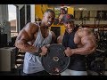 Working Arms with Simeon Panda at The Mecca Golds Gym Venice Beach