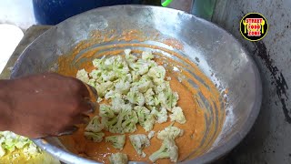 Street Side CHILLI GOBI Making | Chilli Gobi Recipe | Restaurant Style | Making Gobi Chilli FastFood