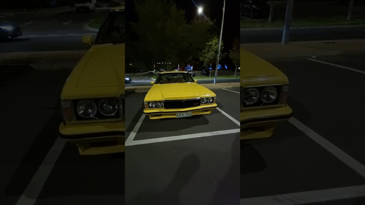 classic yellow Holden monaro Gts 💪
