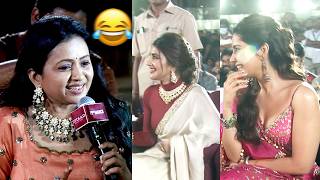 Suma Hilarious Interaction With Sreeleela & Raashii Khanna Ubs Event