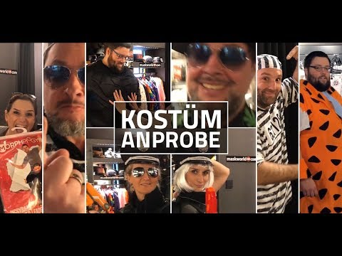 Kostüm-Anprobe bei Maskworld