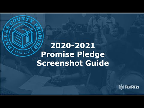 Dallas County Promise - Pledge