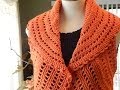 Bolero Chaleco Mandarina Crochet parte 1 de 3