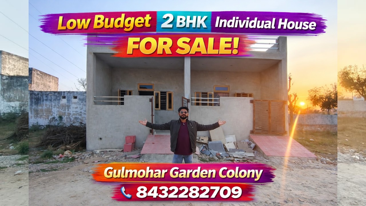 Low Budget | 2 BHK | Individual House | FOR SALE | Gulmohar Gardan Colony | Contact 8432282709