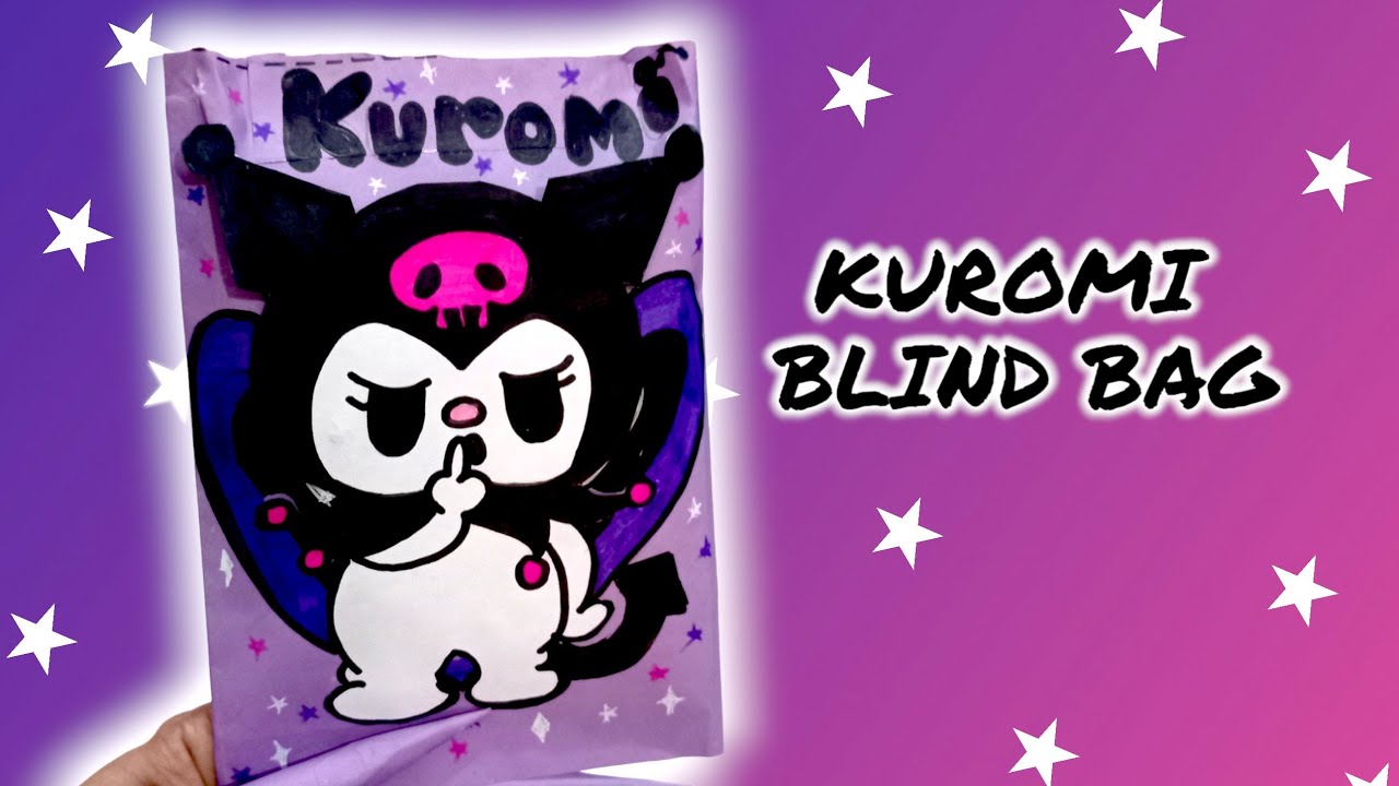 DIY KUROMI BLIND BAG How to Make KUROMI BLIND BAG KUROMI BLIND BAG ...