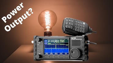 Xiegu X6100 Power Output Test