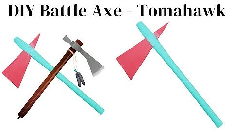 DIY - How to make TOMAHAWK from A4 Paper /  A DIY Guide to Making Your Own Tomahawk