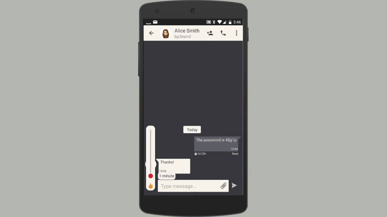 Silent Phone Android: Messaging