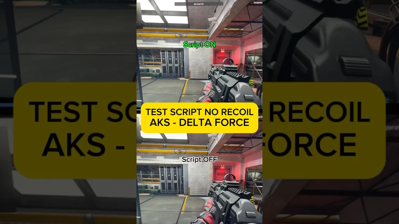 Test script no recoil AKS di Delta Force 🤩