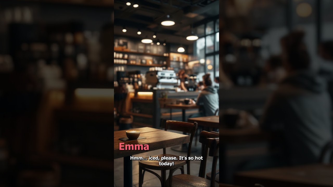 Real English at a Coffee Shop – Easy Mini Dialogue