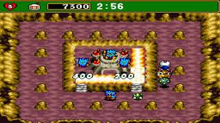 Super Bomberman 4: Normal Game: Level 1-4 to 1-6