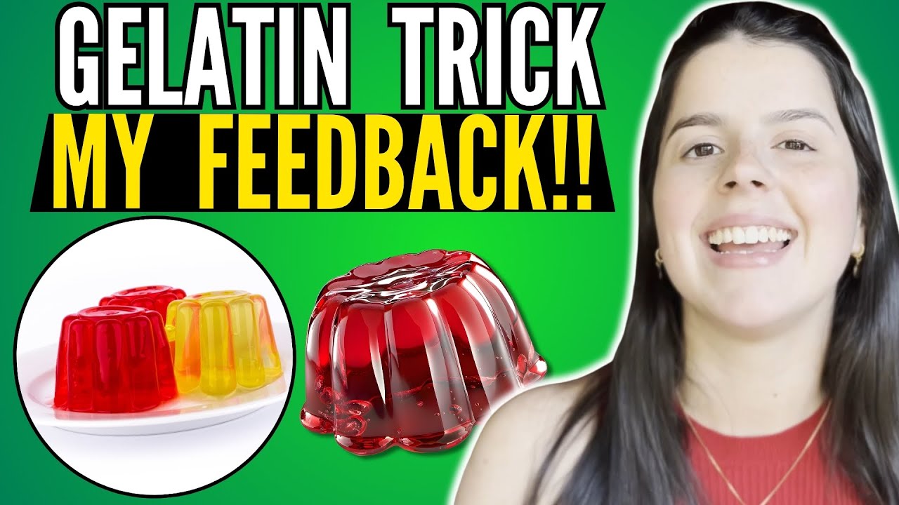 GELATIN TRICK - GELATIN TRICK RECIPE - (RECIPE LINK!) - 15-Sec homemade bariatric gelatin trick