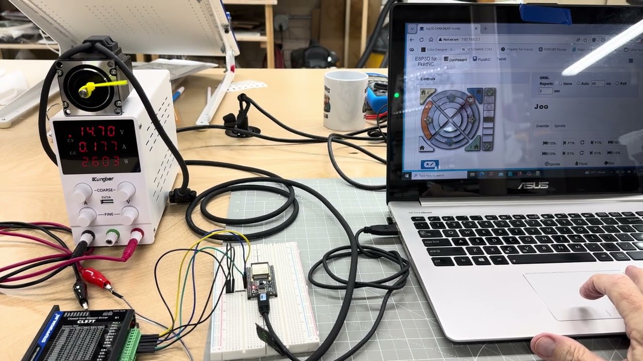 Bench Testing Stepper Motor