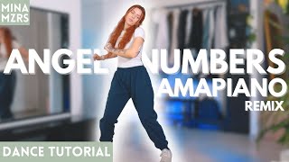 Beginner Level I DANCE TUTORIAL I Angel Numbers Amapiano Remix - Chris Brown