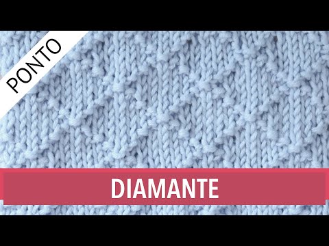 Vídeo: Como Tricotar Um Padrão De Diamante