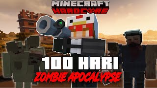 Bertahan hidup 100 Hari di Minecraft HARDCORE Zombie Apocalypse screenshot 5