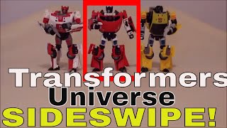 Transformers Universe Deluxe Class Autobot Sideswipe Toy - GotBot True Review NUMBER 333