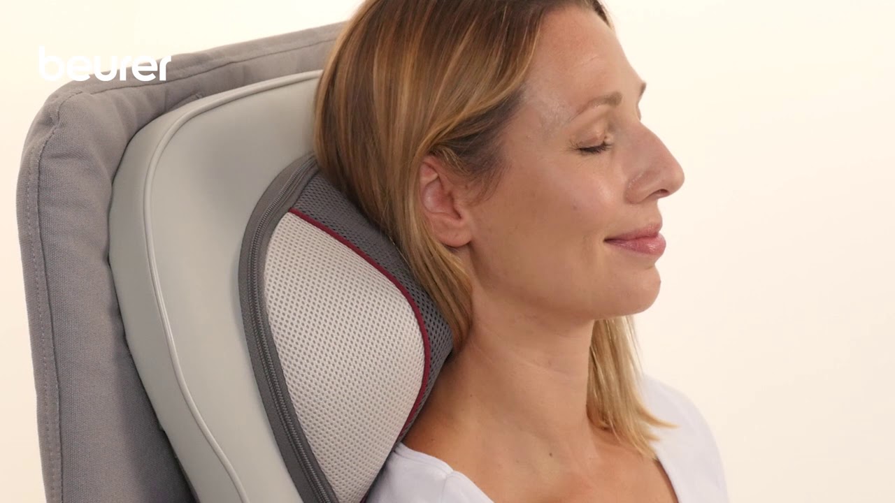 NAIPO MGBK-C2030 Shiatsu Massagesitzauflage für Nacken und Rücken