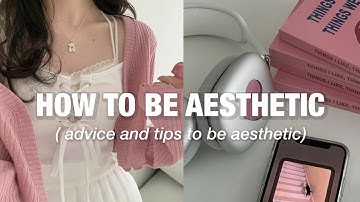 How to be aesthetic 🎧🍓🤍 #glowup #glowuptips #aesthetic