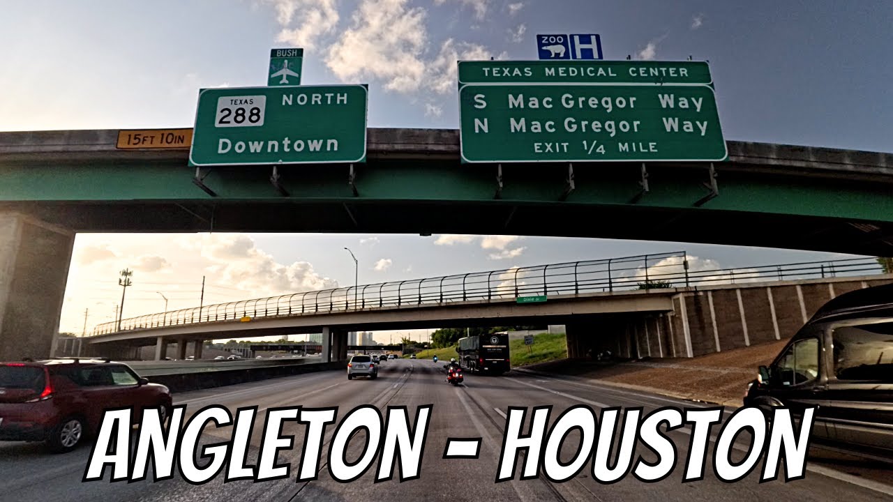 Angleton, Texas to Houston, Texas! Drive with me in Texas! - YouTube