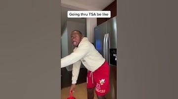 TSA workers be mad frfr😂 #shorts #comedy #viral #airport #funny