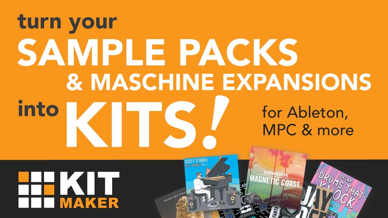 Kit Maker - Batch Convert Kits using Your Own Samples or Maschine Libraries