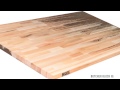 Wood Countertops, Kitchen Island Tops | Butcher Block Co. Video Wood Countertops, Kitchen Island Tops | Butcher Block Co. Video