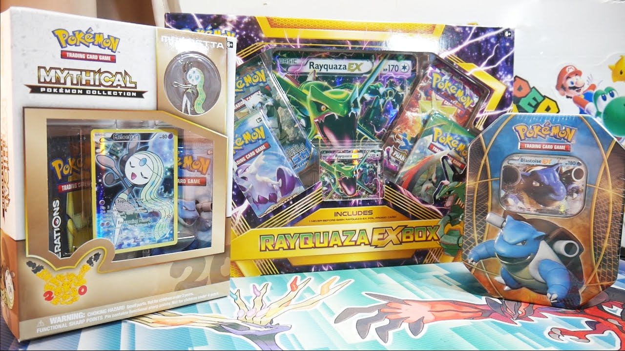 OPENING 3 RANDOM POKEMON TCG PRODUCTS!! TIN, EX COLLECTION AND MYTHICAL BOX - BoosterKings