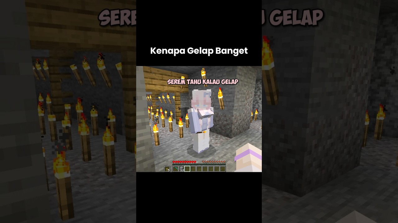 POV Ketika Cewe Kalian Takut Gelap Di Minecraft