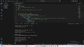 I Made a Python Blackjack Game