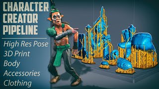 08 3DPrint Posing & Character Creator - GoZ your Accessories and Clothing High Res Source! News