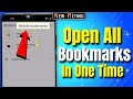 How to open all bookmarks in one time Android 2024 [ Quick &amp; Easy ]